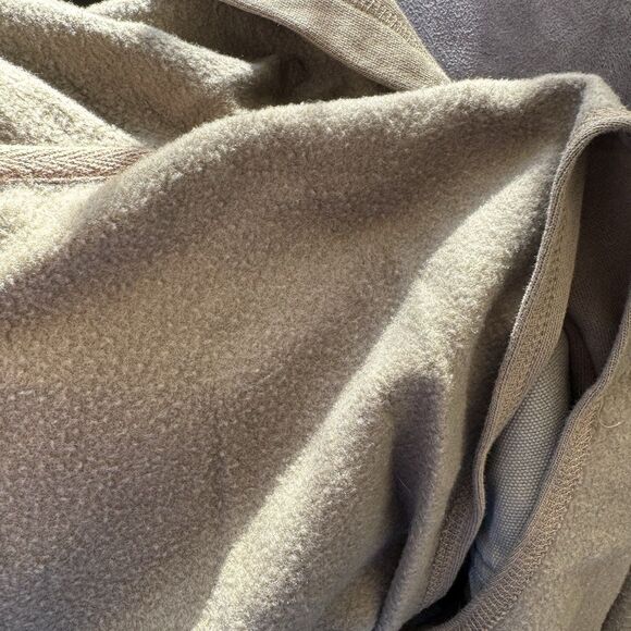 J Jill Jacket 1X XL Army Green Canvas Jacket 2n1 Inner Liner Hoodie Vest Pockets - Picture 8 of 16